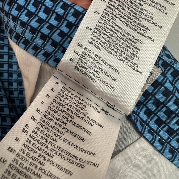 Adidas Blue Gingham Men’s 30 x 32 Golf Pants - Picture 11 of 11